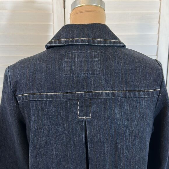 A.M.I. Y2K Jean Jacket Size Small 3/4 Sleeve NWOT - Picture 10 of 13